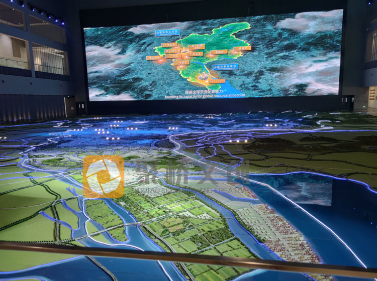 城市規(guī)劃館設(shè)計-城市規(guī)劃館沙盤應(yīng)用-聚橋文創(chuàng)