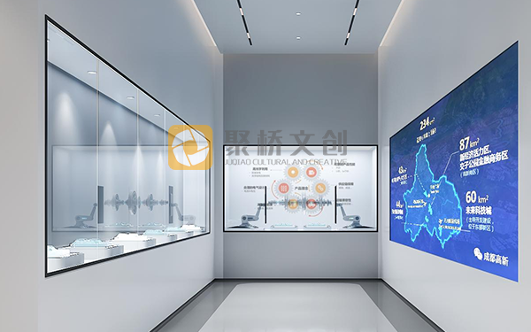 多媒體數字展廳設計，企業展廳設計，展廳設計